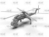 ICM 53054 Sikorsky CH-54A Tarhe US heavy helicopter 1/35